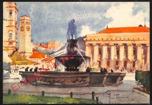 ae3648 - CARTOLINA  D'EPOCA - Bolzano Città - La Fontana delle Rane