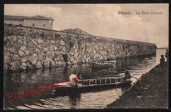 ag2482 - CARTOLINA D'EPOCA - Grosseto Provincia - Orbetello  1917
