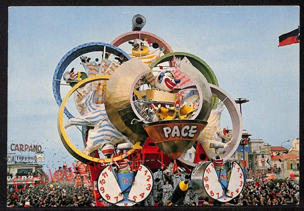 ag7120 - CARTOLINA D'EPOCA - Lucca Provincia - Carnevale di Viareggio