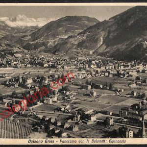 ae3650 - CARTOLINA  D'EPOCA - Bolzano Città - Panorama con le Dolomiti