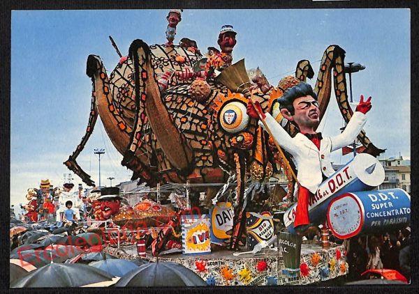 ag7122 - CARTOLINA D'EPOCA - Lucca Provincia - Carnevale di Viareggio