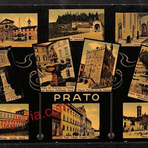 ah9069 - CARTOLINA D'EPOCA - Prato Città