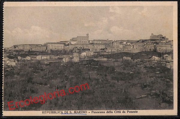 ai4740 - CARTOLINA D'EPOCA - San Marino Città - Panorama