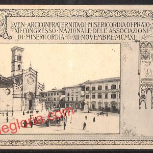 ah9071- CARTOLINA D'EPOCA - Prato Città