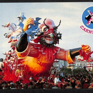 ag7127 - CARTOLINA D'EPOCA - Lucca Provincia - Carnevale di Viareggio