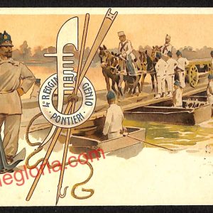 ah7533 - CARTOLINA D'EPOCA - Piacenza Città - 4° Reggimento Genio - Pontieri
