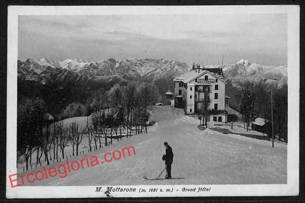 ah3894 - CARTOLINA D'EPOCA - Novara Città - Grand Hotel Mottarone