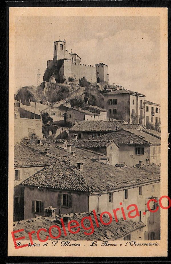 ai4746 - CARTOLINA D'EPOCA - San Marino Città - La Rocca