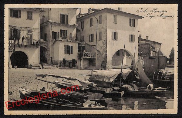 ah3895 - CARTOLINA D'EPOCA - Novara Città - Isola Pescatori