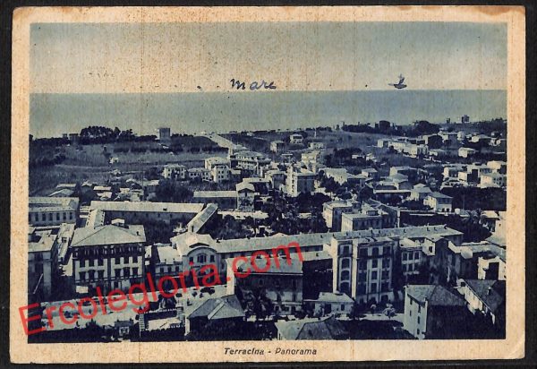 ag5849 - CARTOLINA D'EPOCA - Latina Provincia - Terracina   1948