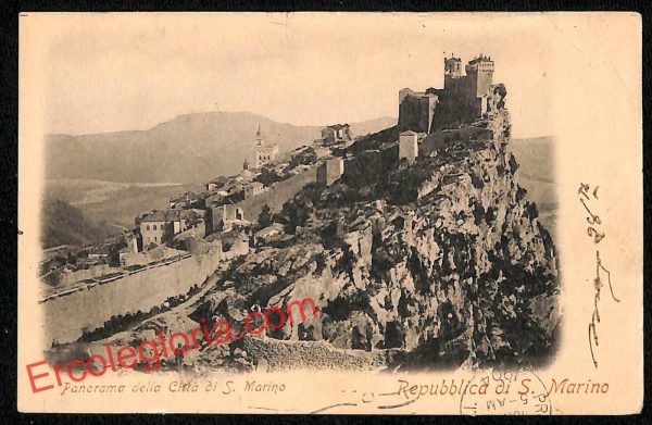 ai4750 - CARTOLINA D'EPOCA - San Marino Città - Panorama