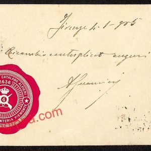 ah3897 - CARTOLINA D'EPOCA - Novara Città - 4° Reggimento Fanteria