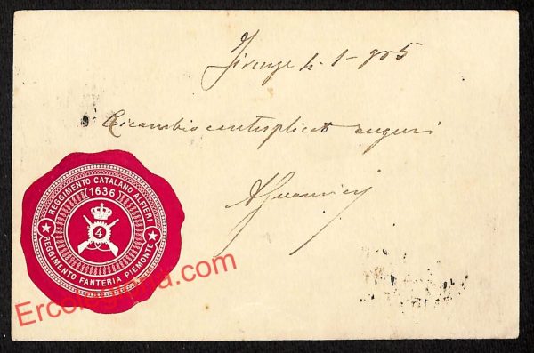 ah3897 - CARTOLINA D'EPOCA - Novara Città - 4° Reggimento Fanteria