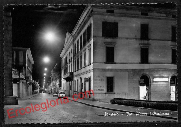 ai6740 - CARTOLINA D' EPOCA - Sondrio Città - Via Piazzi