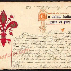 ae7025 - CARTOLINA D'EPOCA - Firenze Città
