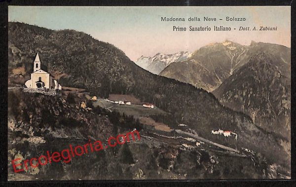 ai6742 - CARTOLINA D' EPOCA - Sondrio Città - Madonna della Neve