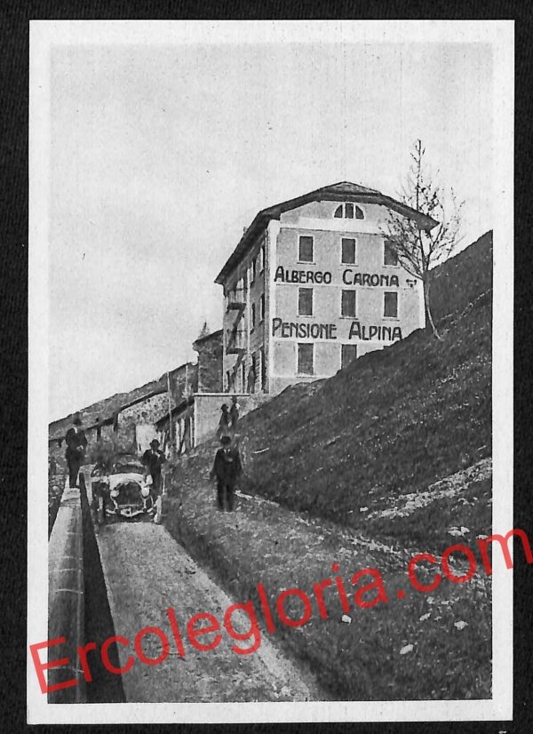 ai6747 - CARTOLINA D' EPOCA - Sondrio Città - Albergo Carona
