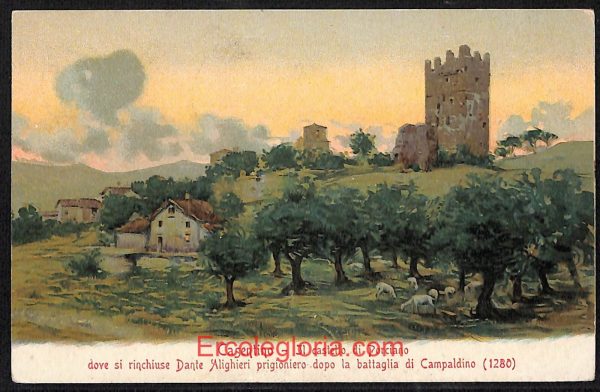 ae0255 - CARTOLINA  D'EPOCA - Arezzo Provincia - Casentino   1918