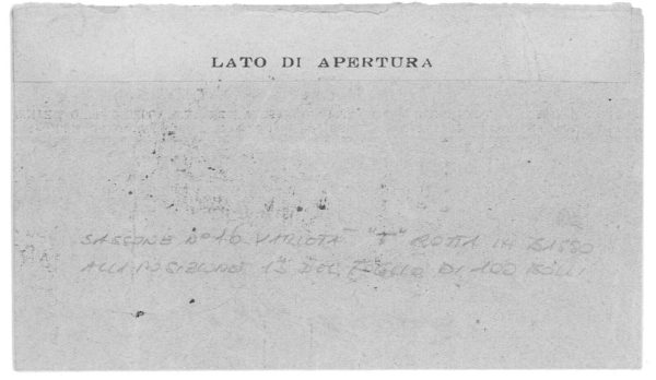 P3315 - ITALIA, ERITREA, REC. AUTORIZZATO 1 B, SU BUSTA, 1940, VARIETÀ “T” ROTTA - immagine 2