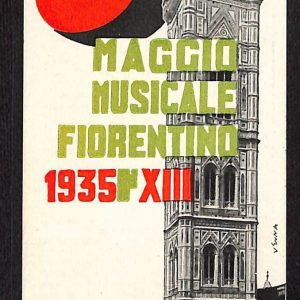 ae7031 - CARTONCINO D'EPOCA - Firenze Città - Maggio Musicale Fiorentino