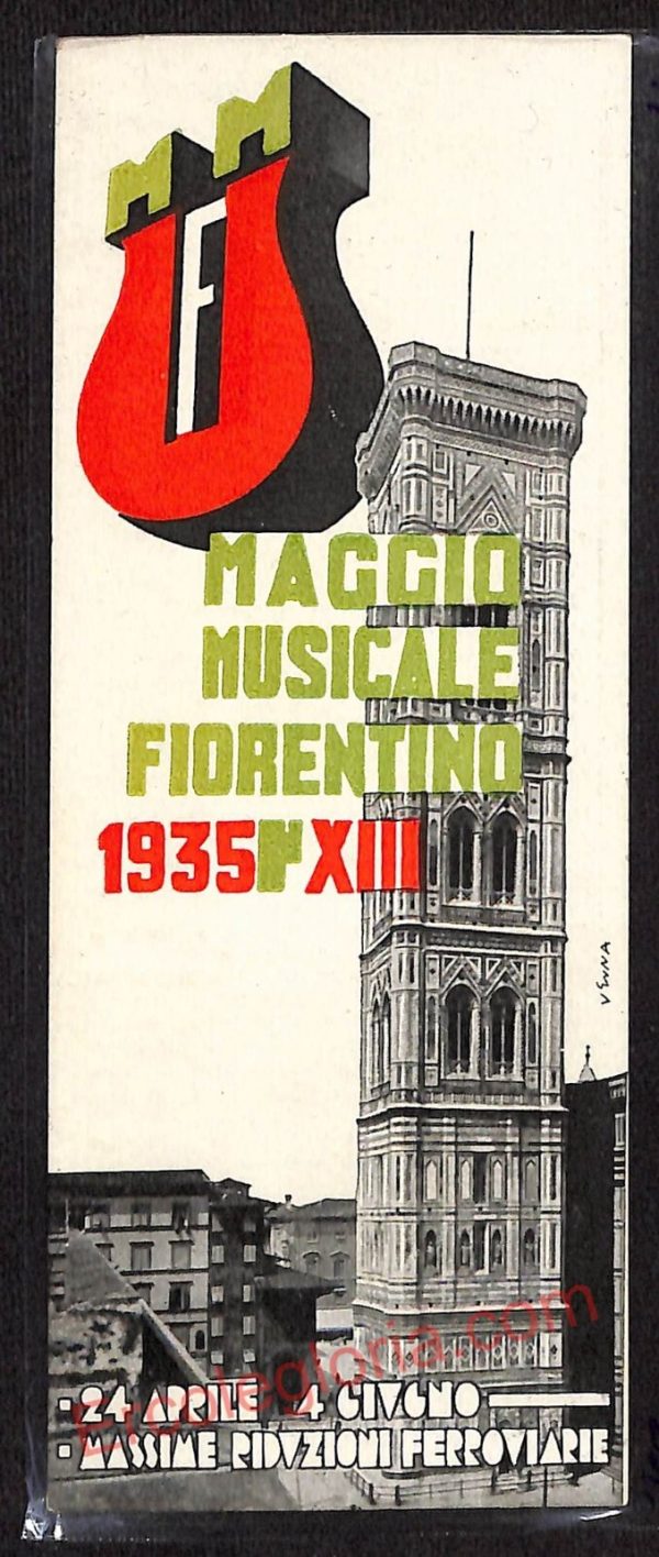 ae7031 - CARTONCINO D'EPOCA - Firenze Città - Maggio Musicale Fiorentino