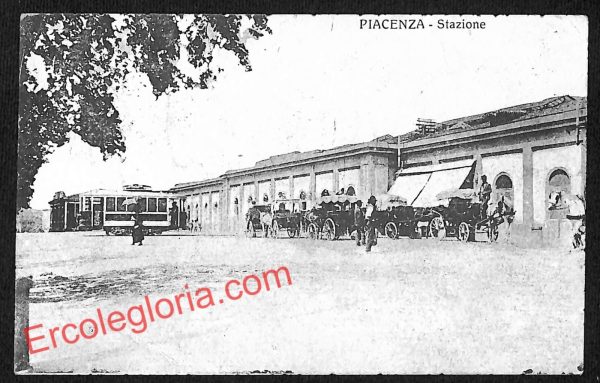 ah7536 - CARTOLINA D'EPOCA - Piacenza Città - Stazione