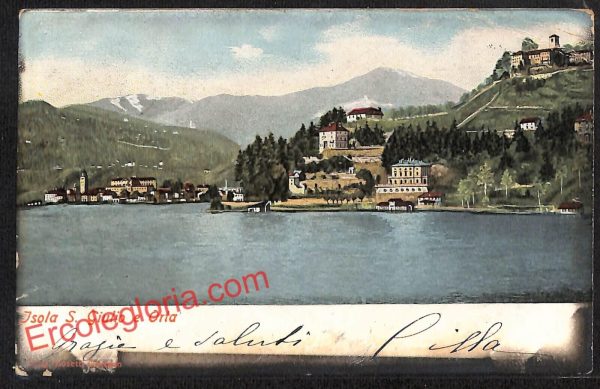 ah4004 - CARTOLINA D'EPOCA - Novara Provincia - Orta San Giulio