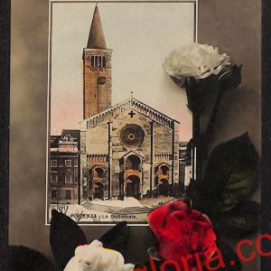 ah7539 - CARTOLINA D'EPOCA - Piacenza Città - La Cattedrale