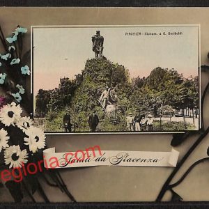 ah7540 - CARTOLINA D'EPOCA - Piacenza Città - Monumento a G. Garibaldi