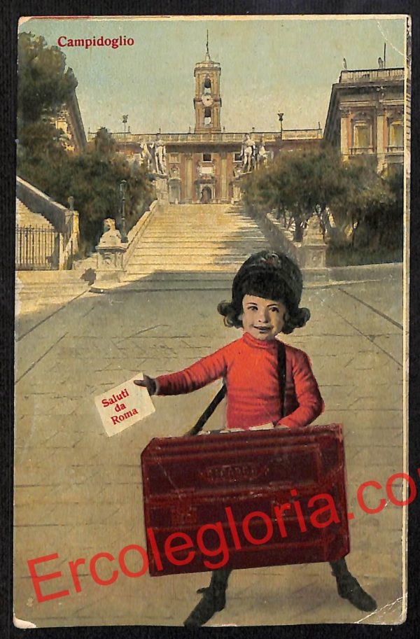 ai0999 - CARTOLINA D'EPOCA - Roma Città - Campidoglio