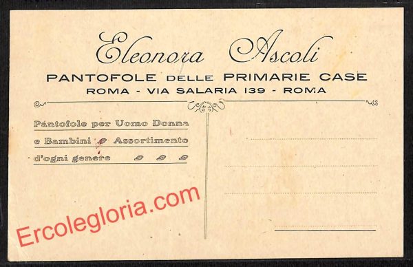 ai1003 - STORIA POSTALE - Roma Città - Eleonora Ascoli
