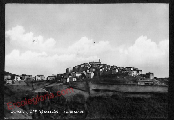 ag2488 - CARTOLINA D'EPOCA - Grosseto Provincia - Prata  1950