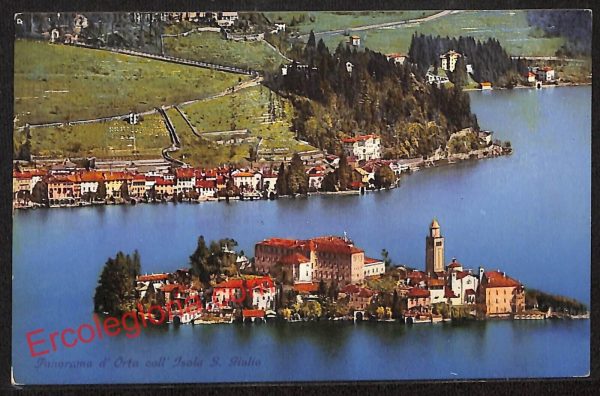 ah4007 - CARTOLINA D'EPOCA - Novara Provincia - Orta San Giulio