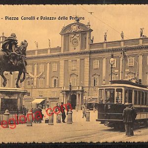 ah7546 - CARTOLINA D'EPOCA - Piacenza Città - Piazza Cavalli