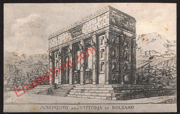 ae3661 - CARTOLINA  D'EPOCA - Bolzano Città - Monumento alla Vittoria  1928