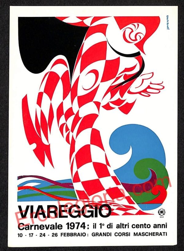 ag7175 - CARTOLINA D'EPOCA - Lucca Provincia - Carnevale di Viareggio