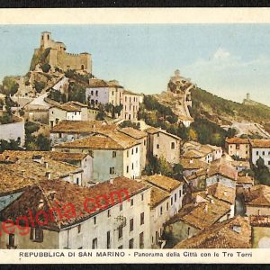ai4751 - CARTOLINA D'EPOCA - San Marino Città - Panorama