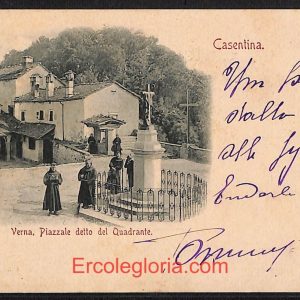 ae0267 - CARTOLINA  D'EPOCA - Arezzo Provincia - Casentino  1899
