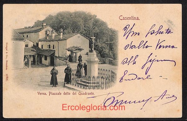 ae0267 - CARTOLINA  D'EPOCA - Arezzo Provincia - Casentino  1899