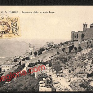 ai4755 - CARTOLINA D'EPOCA - San Marino Città - Panorama