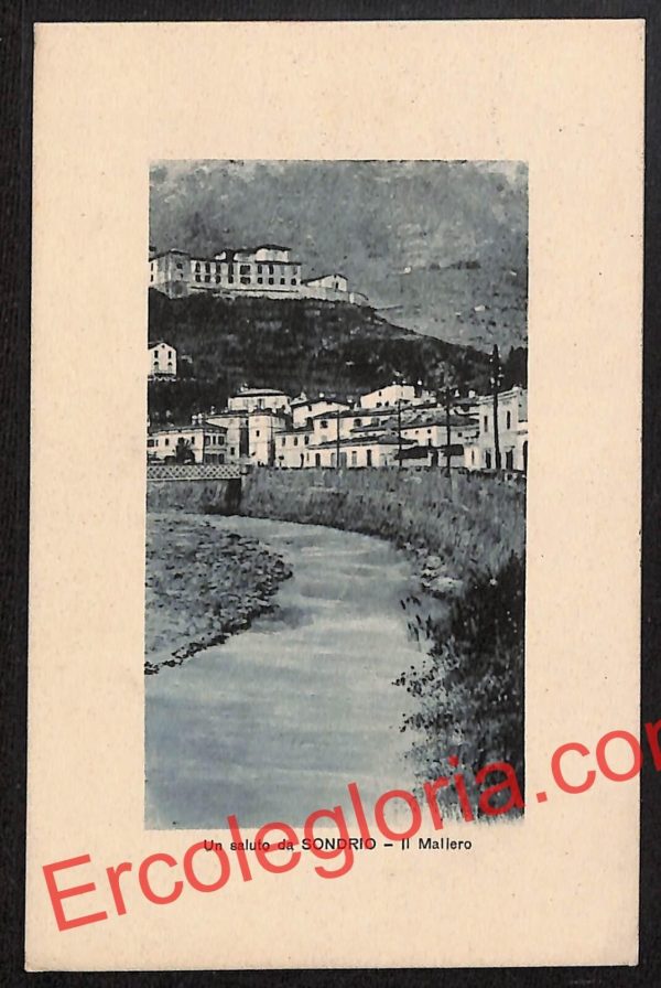 ai6755 - CARTOLINA D' EPOCA - Sondrio Città - Il Mallero