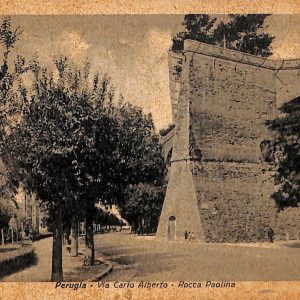 aa9998 - CARTOLINA  D'EPOCA - Perugia Città  - Via Carlo Alberto
