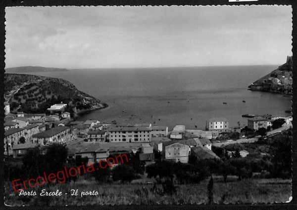 ag2511 - CARTOLINA D'EPOCA - Grosseto Provincia - Porto Ercole  1954