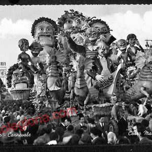 ag7185 - CARTOLINA D'EPOCA - Lucca Provincia - Carnevale di Viareggio