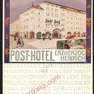 ae3729 - CARTOLINA  D'EPOCA - Bolzano Città - Post  Hotel