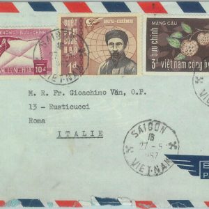 84620 - VIETNAM - POSTAL HISTORY - Airmail COVER to ITALY 1967 - OLYMPIC GAMES