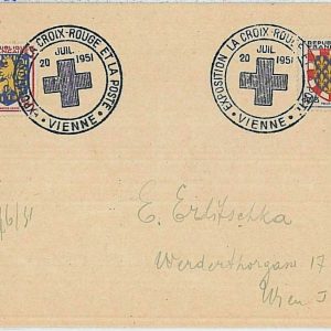 30037  - FRANCE - Postal History -  Postmark on COVER 1951 Medicine  RED CROSS