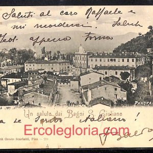 ad6783 - CARTOLINA D'EPOCA - Pisa Provincia - SAN GIULIANO 1902