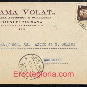 ad6787 - CARTOLINA D'EPOCA - Pisa Provincia - CASCIANA  1936