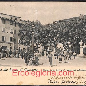 ad6795 - CARTOLINA D'EPOCA - Pisa Provincia - CASCIANA